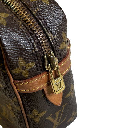 Used LOUIS VUITTON Monogram Canvas Monogram Trocadero Crossbody Bag Brown
