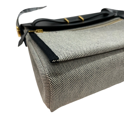 Unused HERMÈS Mini Herbag Shoulder Bag Black GHW