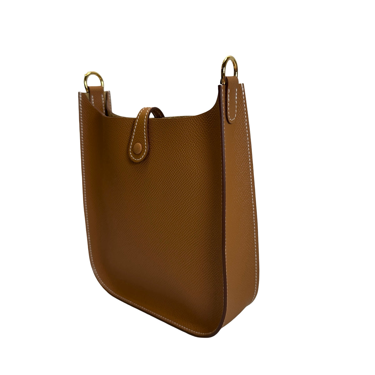 Brand New HERMES Clemence Evelyne Crossbody Bag Gold