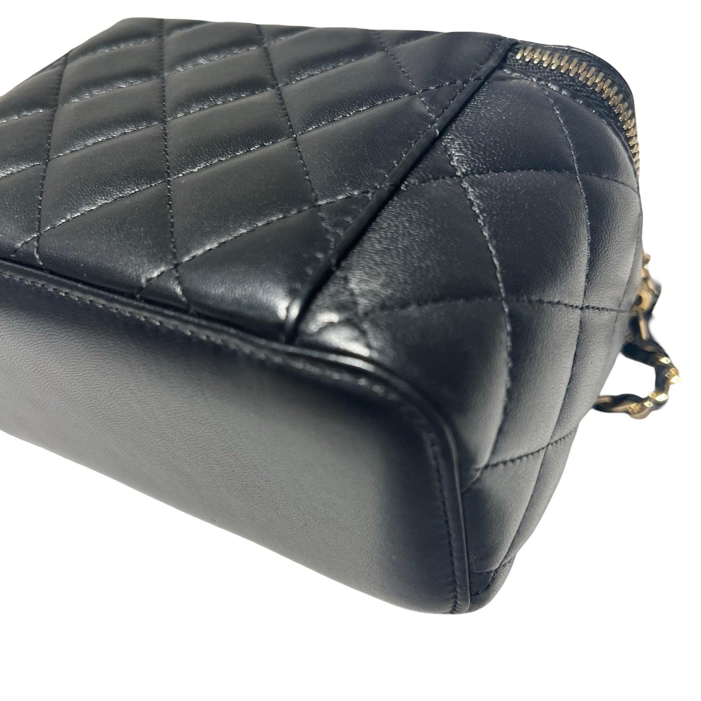 Lambskin Vanity Case Cross Body Bag [101543]