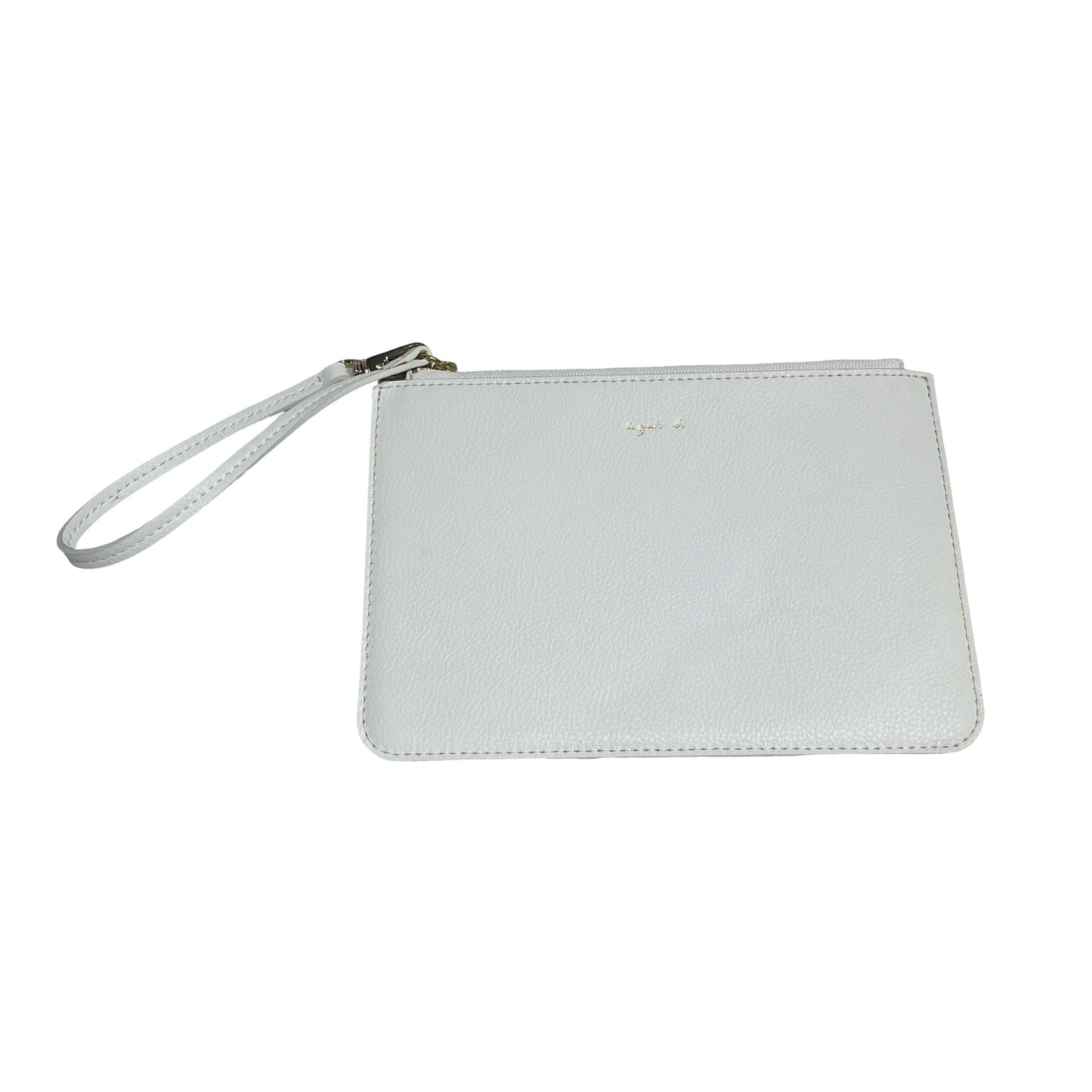 AGNES B. RED LEATHER POUCH [3000661]