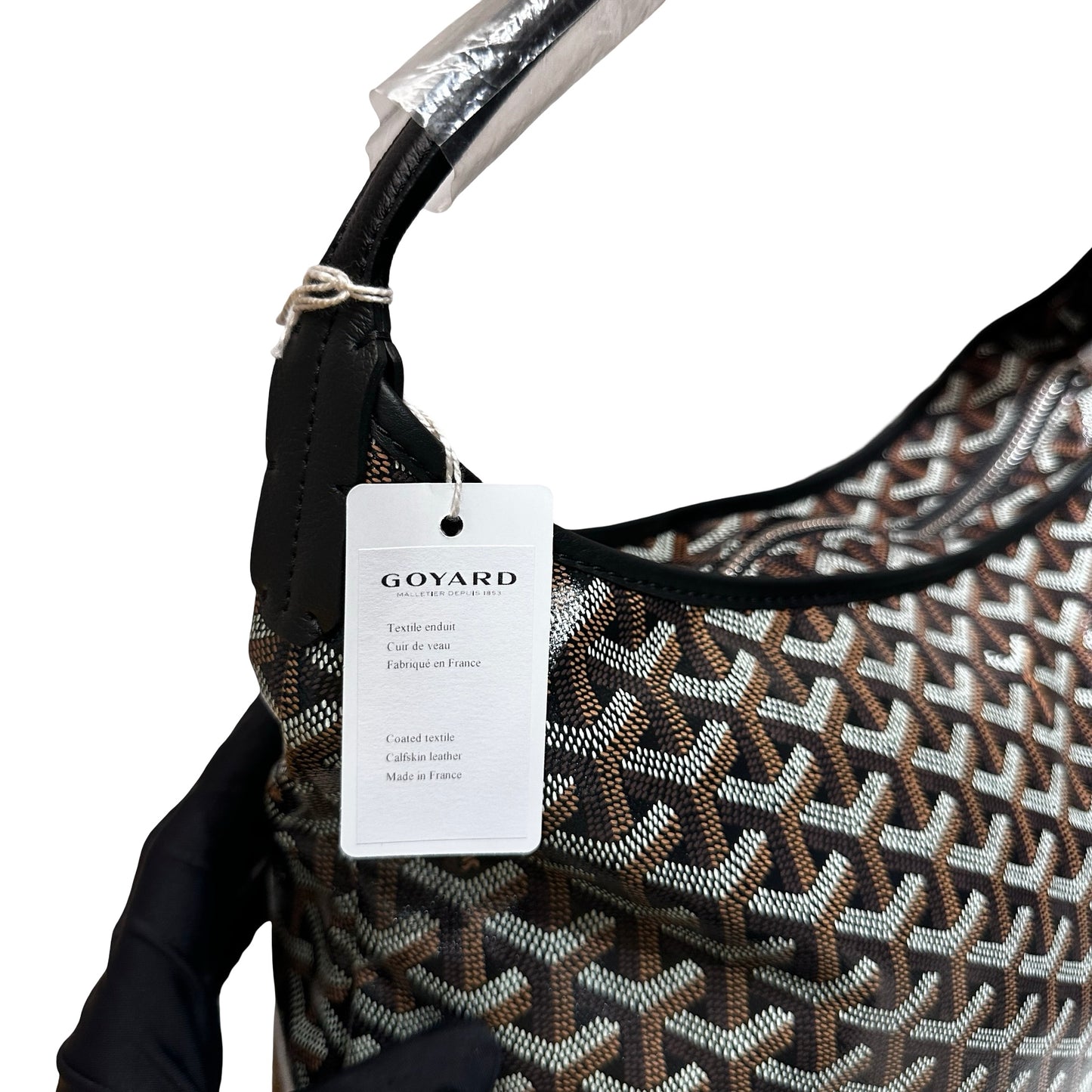 New GOYARD Hobo Black PHW Hobo Bag Black