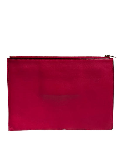 Used CÉLINE Clutch Clutch White Pink Black