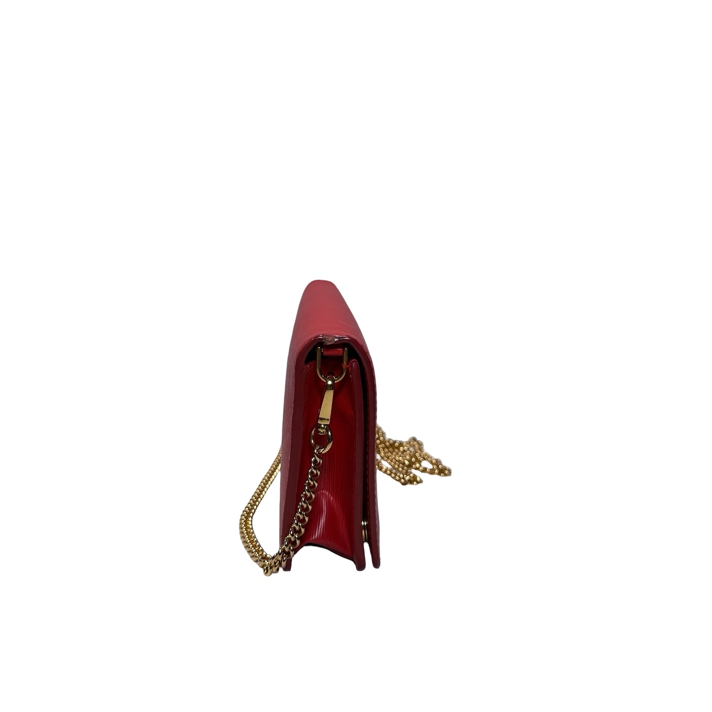Used PRADA Vitello Move Staffing Woc Wallet on chain Red