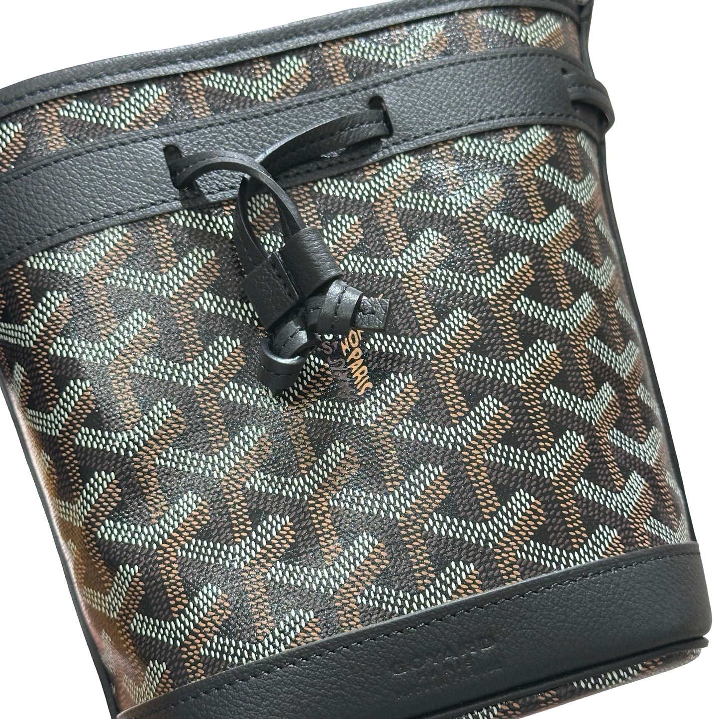 New GOYARD Mini Bucket Bag Black PHW