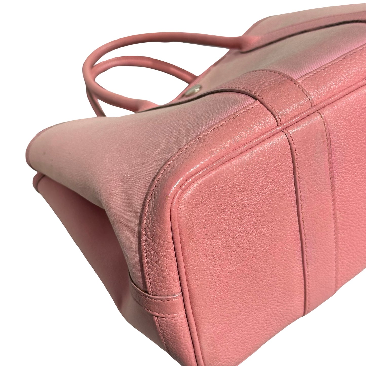 Used HERMÈS Canvas GP 30 Handbag Pink