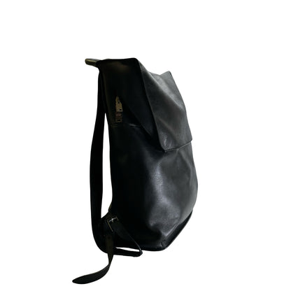 Used BALENCIAGA Leather Backpack Black
