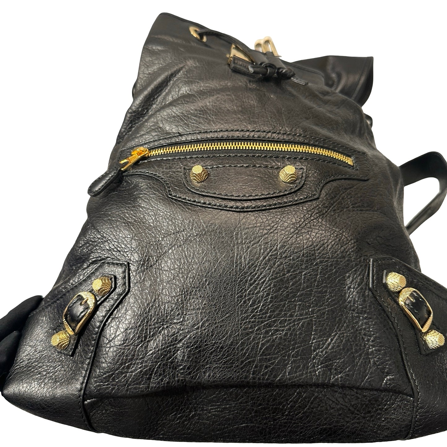 Used BALENCIAGA Backpack Black GHW