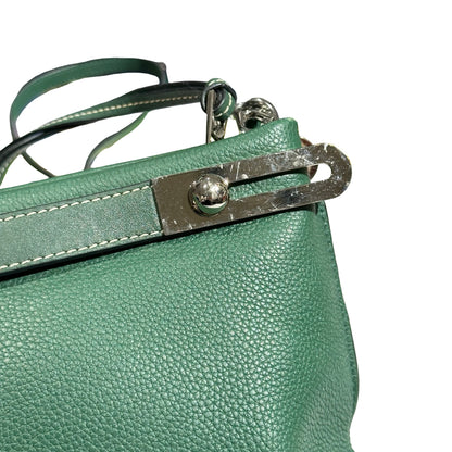 Used LOEWE Cross Body Bag GREEN PHW