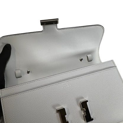 Used HERMES Epsom Constance to go Cross body bag Gris Platine PHW