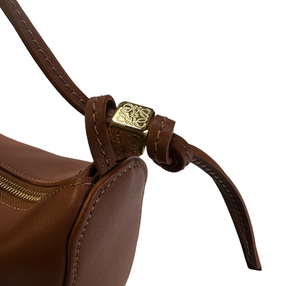 Used LOEWE Basket Bag Shoulder Bag Brown PHW