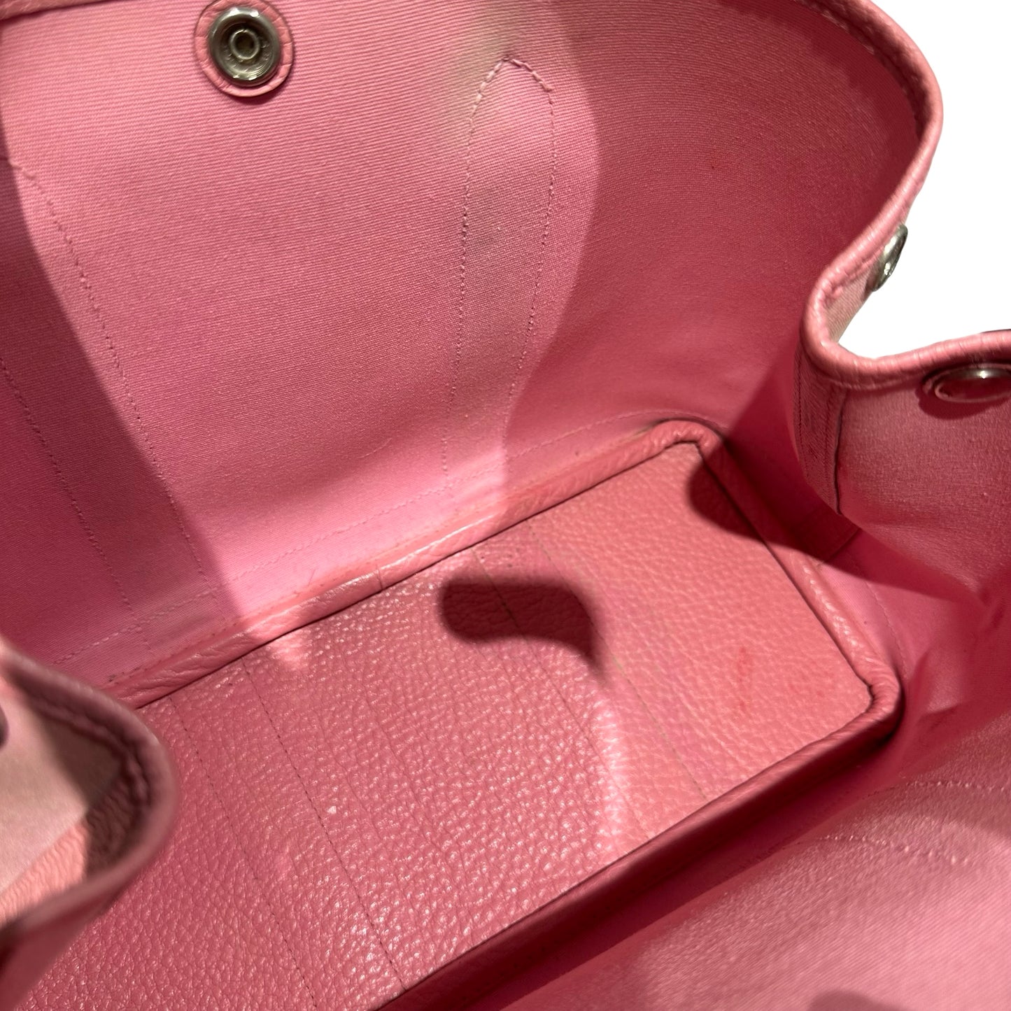 Used HERMÈS Canvas GP 30 Handbag Pink