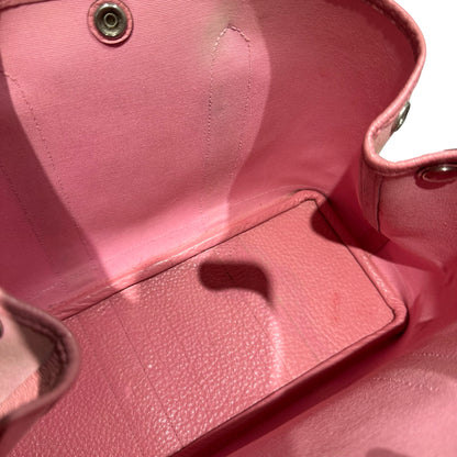 Used HERMÈS Canvas GP 30 Handbag Pink