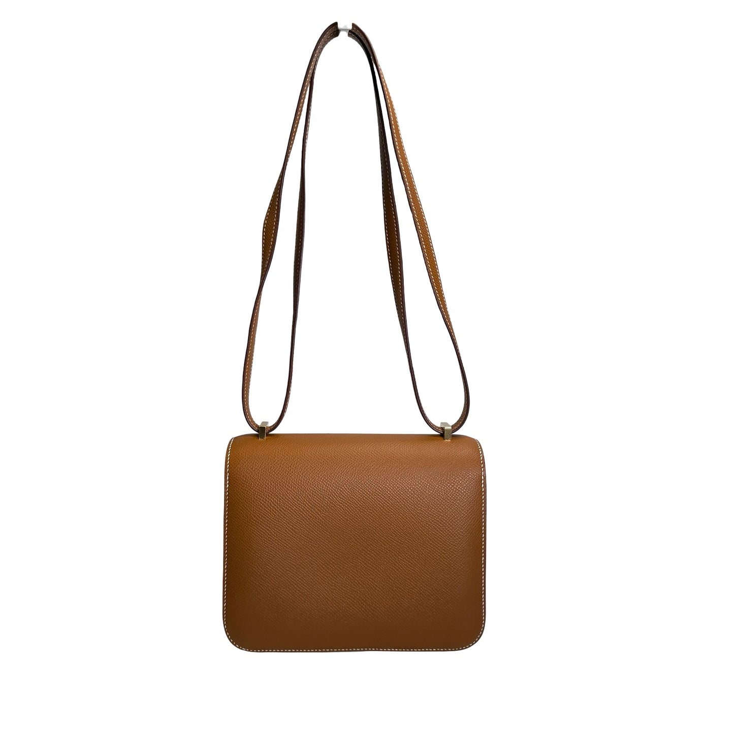 Used HERMES Epsom Constance Mini Shoulder Bag 37 Gold GHW