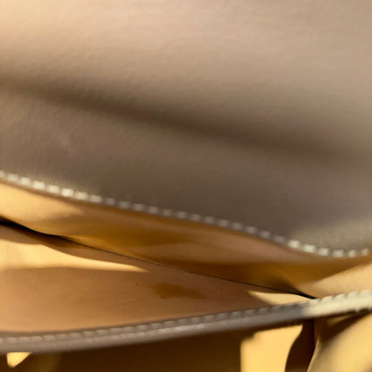 Used DELVAUX Brillant Mini Shoulder Bag Grey PHW