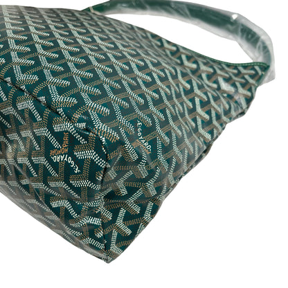Brand New GOYARD Goyardine Canvas Bohème Hobo Bag Green