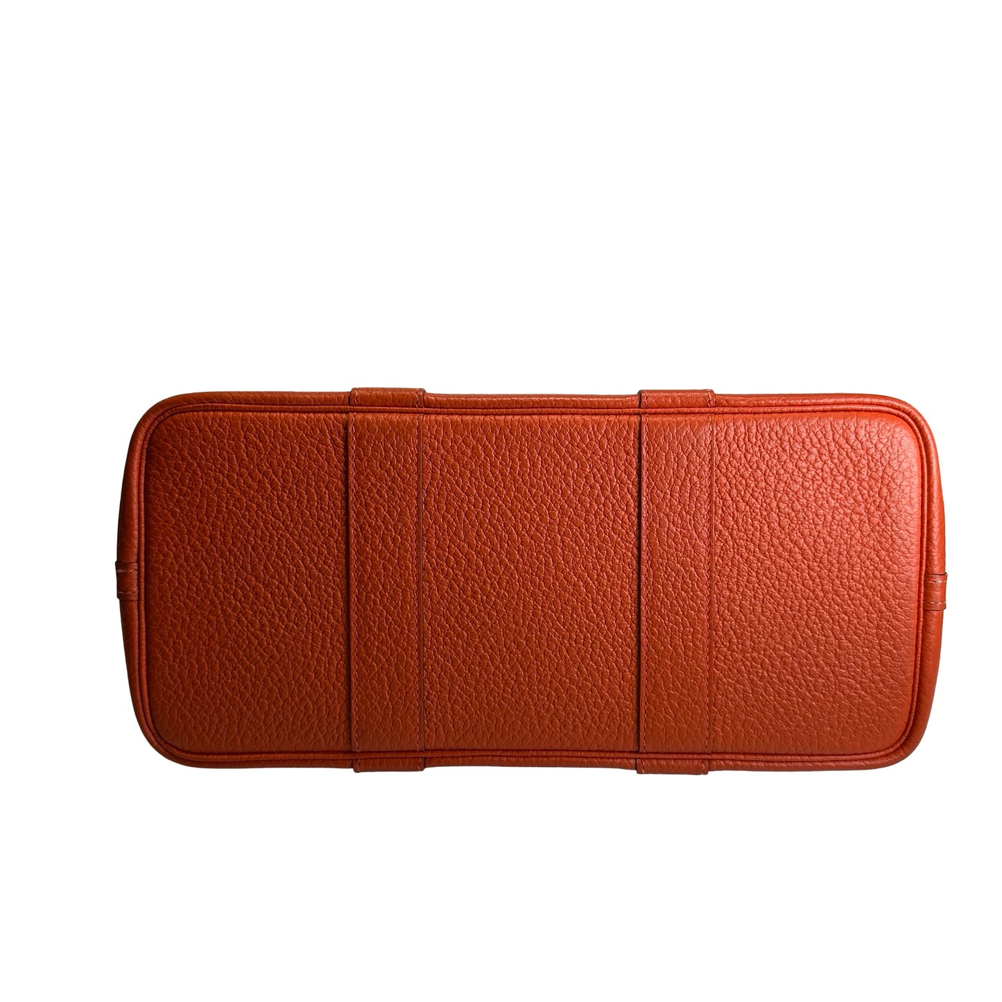 Used HERMES Negonda Garden Party Tote Bag Orange