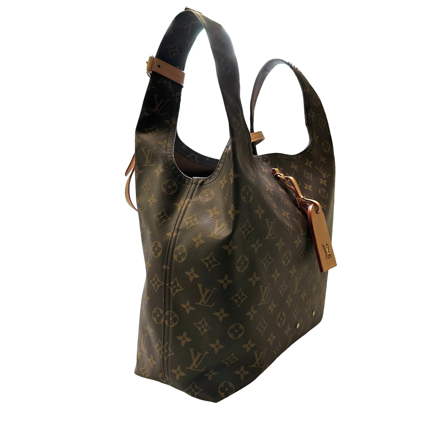 Used LOUIS VUITTON Monogram Tote Handbag Brown