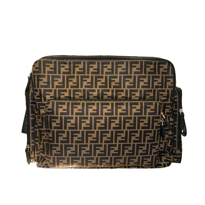 Used FENDI Shoulder Bag Multi colour Brown Black