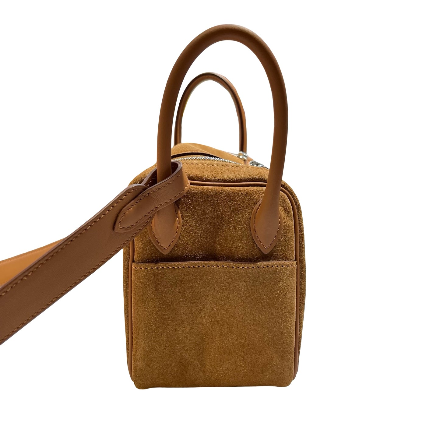 New HERMÈS Mini Lindy Shoulder Bag Gold