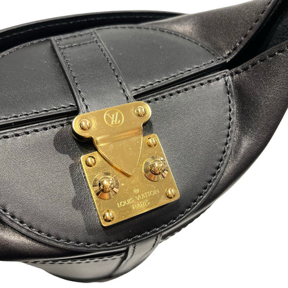 Used LOUIS VUITTON Sac Duffle Clutch Monogram GHW Black