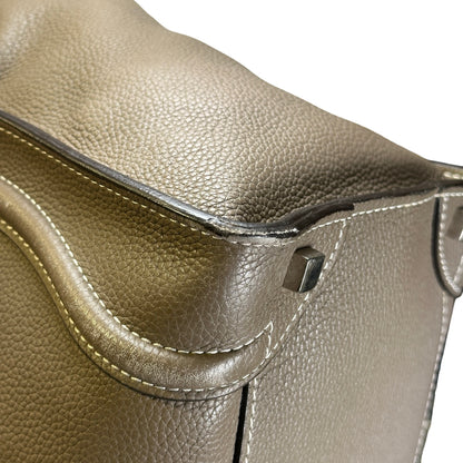 Used CELINE Leather Phantom Handbag Taupe