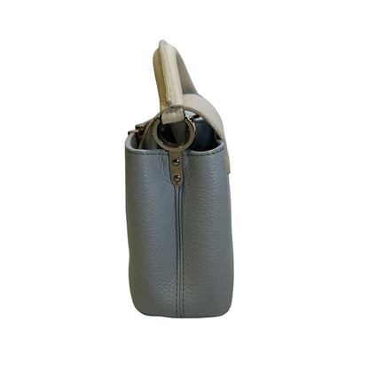 Used LOUIS VUITTON Leather Capucines Handbag Blue