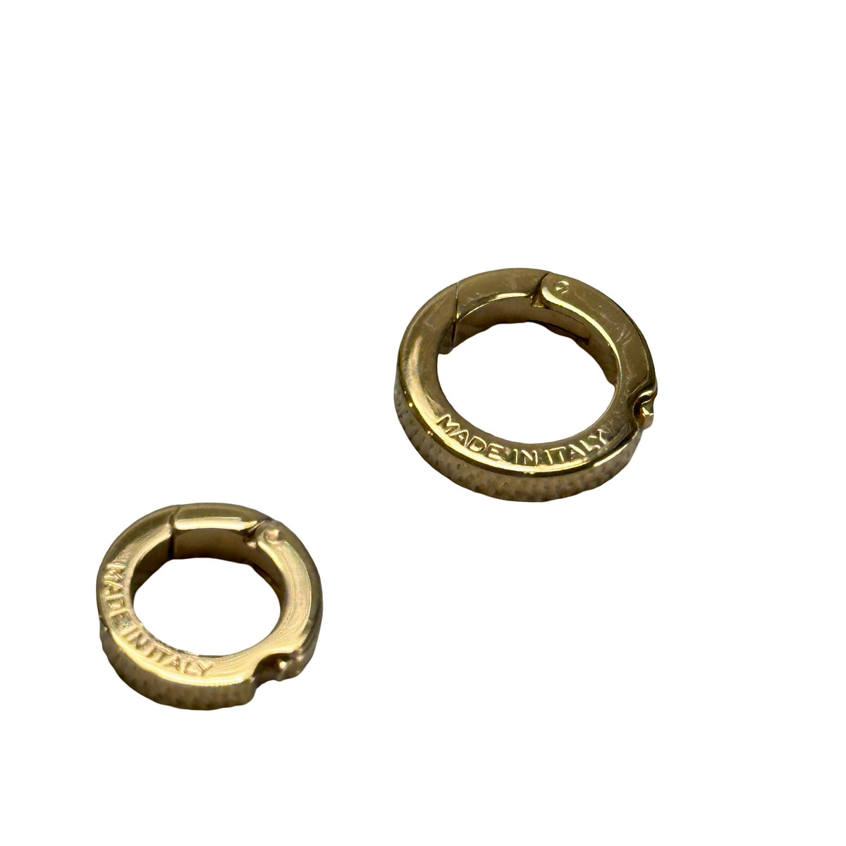 Used FENDI Alphabet Bag Charm Bag charm Gold Green