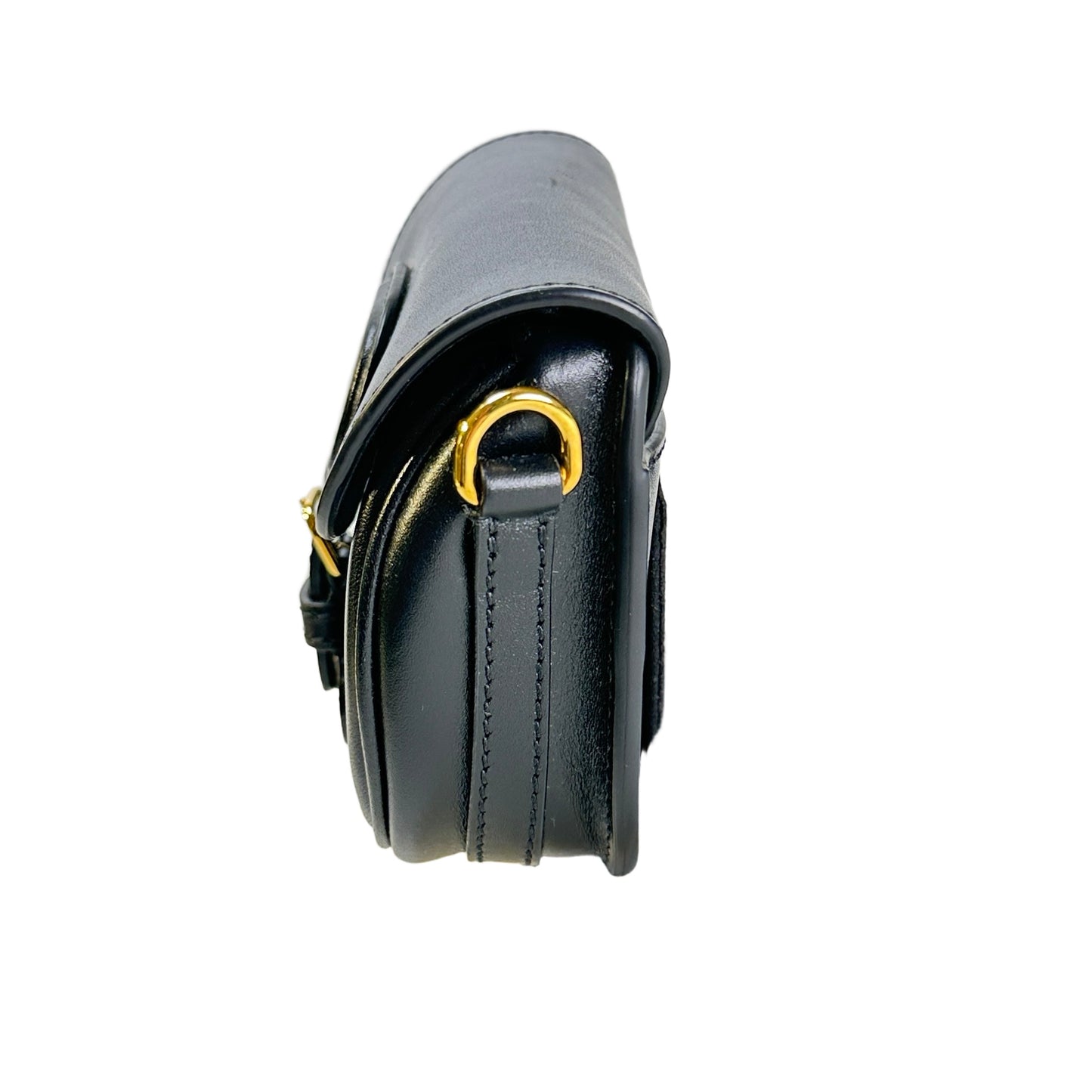 Used DIOR Leather Bobby Shoulder Bag Black