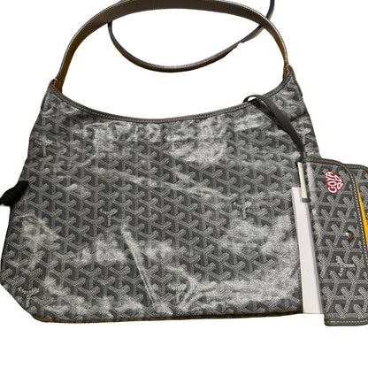 Used GOYARD Goyardine Canvas Hobo Hobo Bag Grey