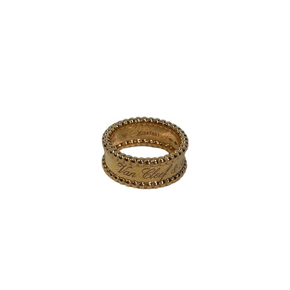 Used VAN CLEEF & ARPELS AU750 Perlee Ring Rose gold