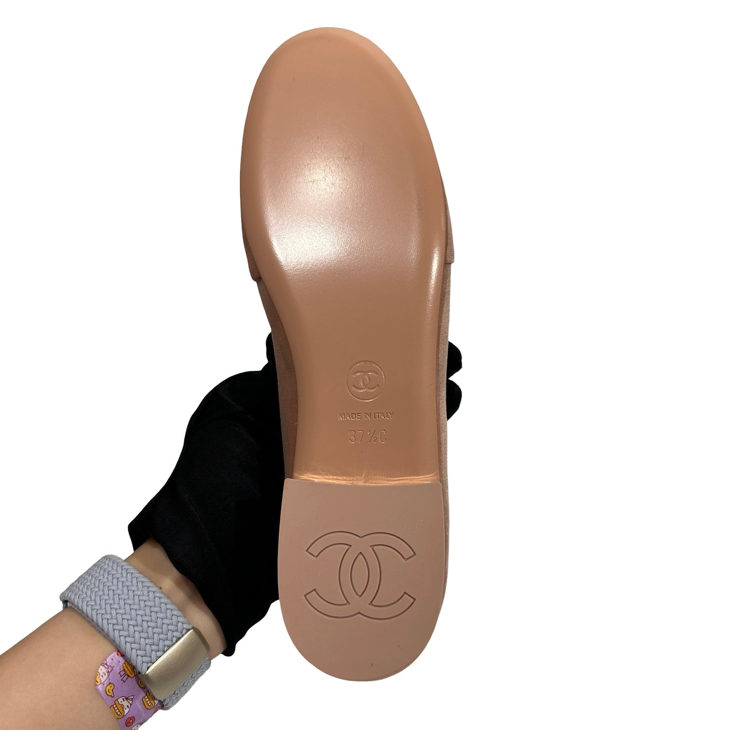 Used CHANEL Suede Shoes Pink