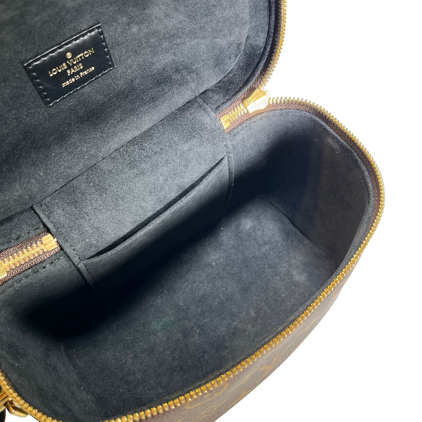 Used LOUIS VUITTON Monogram Reverse Monogram Canvas Vanity PM Monogram/Reverse Monogram Vanity case Brown Light Brown GHW