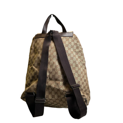 Used GUCCI GG Canvas GG Canvas Backpack Backpack Brown Beige