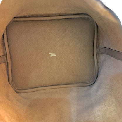 Used HERMÈS TC Picotin 22 Handbag Beige GHW