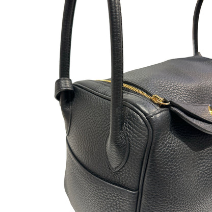 Used Hermès TC Shoulder Bag Black GHW