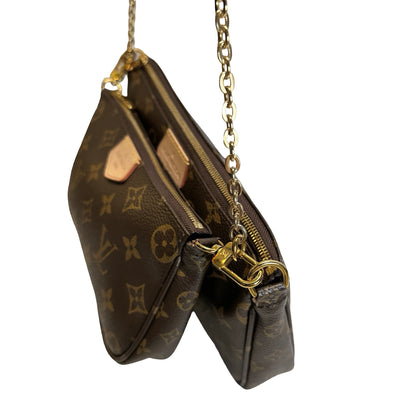 Used LOUIS VUITTON Monogram Multi Pochette Accessories Cross body bag Brown