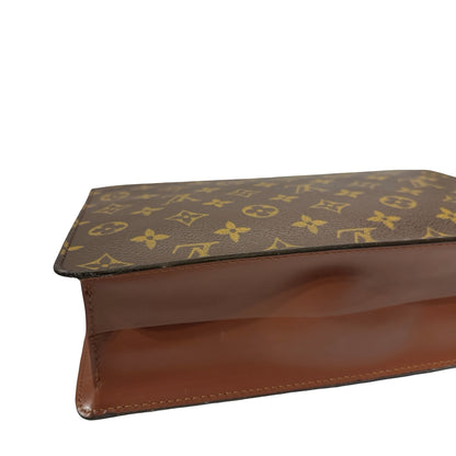 Used Louis Vuitton Monogram Cross Body Bag Brown GHW