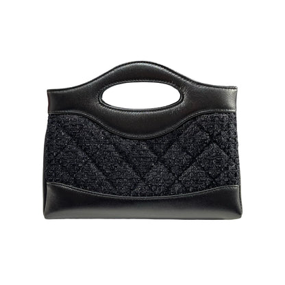 New CHANEL Cross Body Bag Black GHW