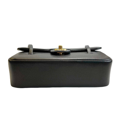 Used CHANEL Caviar Leather Shoulder Bag Shoulder Bag Black