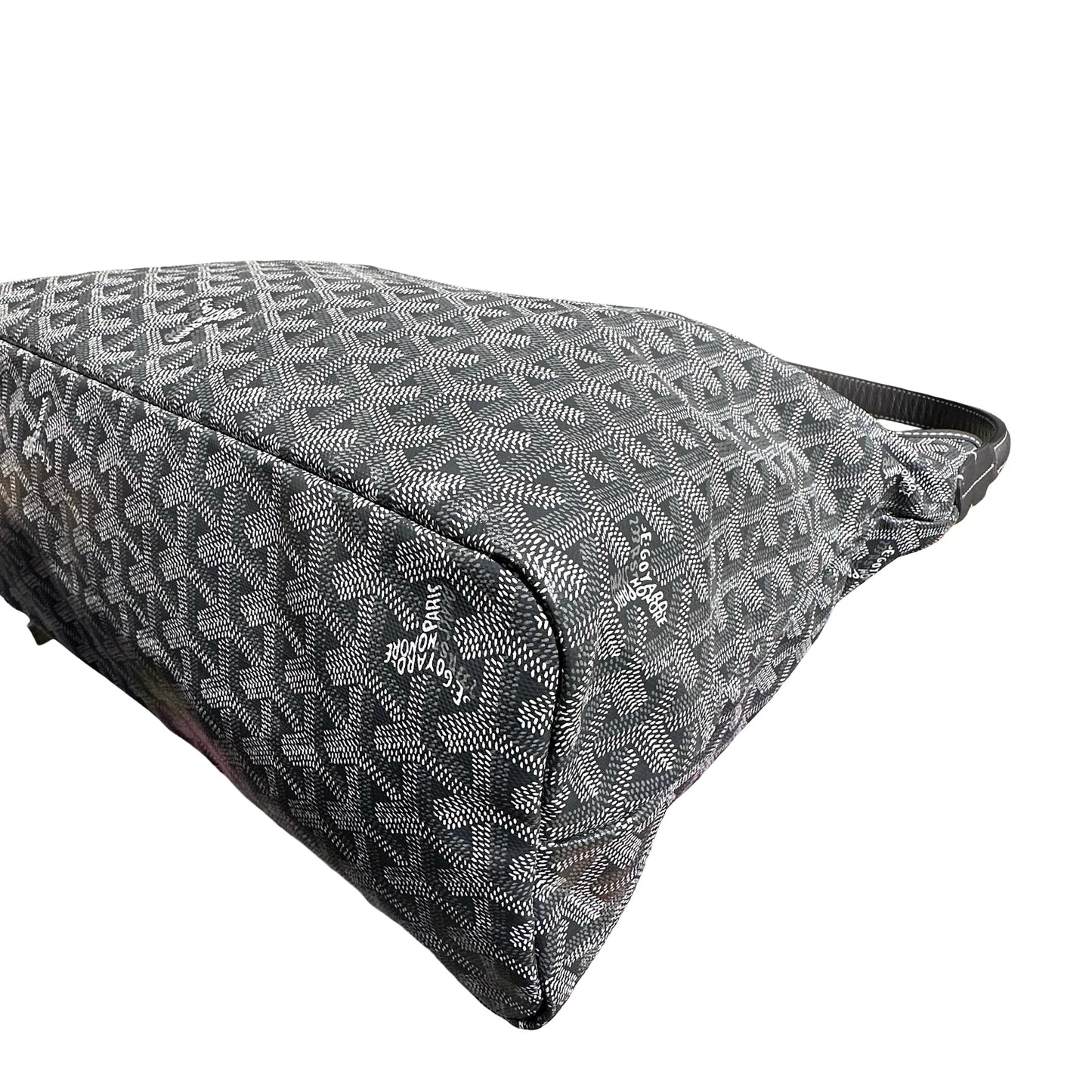 Used GOYARD Canvas Hobo Hobo Bag Grey