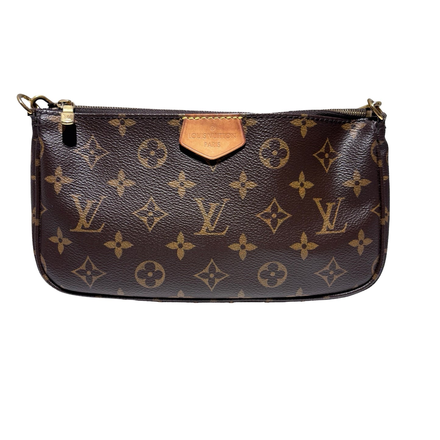 Used LOUIS VUITTON Monogram Canvas Multi Pochette Accessoires Shoulder Bag Pink