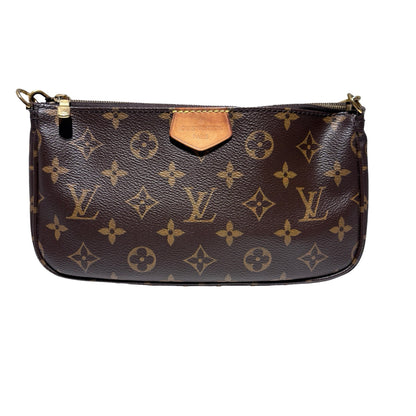 Used LOUIS VUITTON Monogram Canvas Multi Pochette Accessoires Shoulder Bag Pink