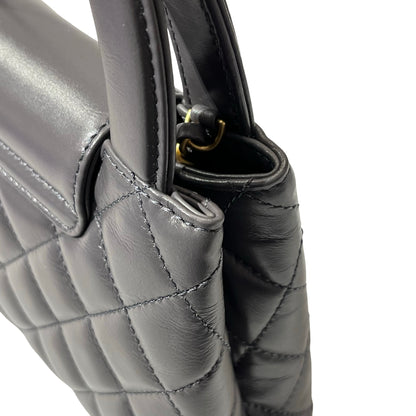 Unused CHANEL KELLY Cross Body Bag Grey GHW
