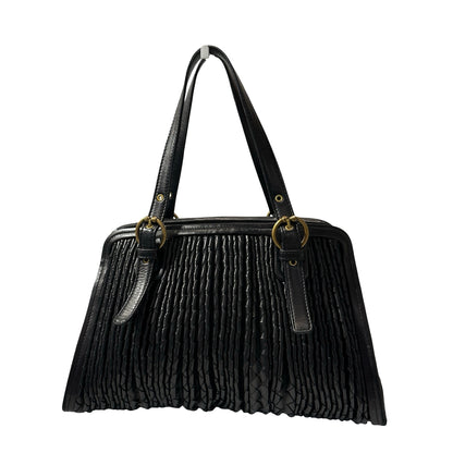 Used Bottega Veneta Shoulder Bag Black GHW