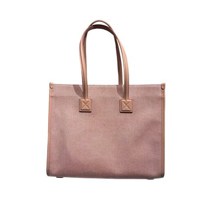 BURBERRY DUSTY PINK GHW SMALL FREYA TOTE BAG [3000259]