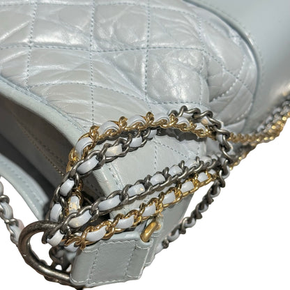 CHANEL GABRIELLE LIGHT BLUE LAMBSKIN  [3000604]