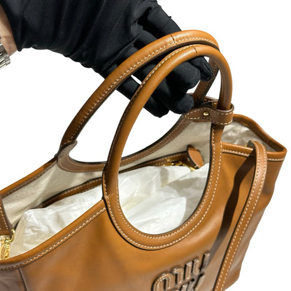 MIU MIU IVY BAG BROWN [20004203]
