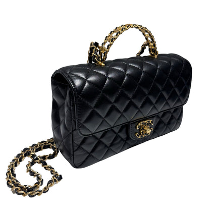 CHANEL TOP HANDLE SMALL FLAP BAG [3000356]
