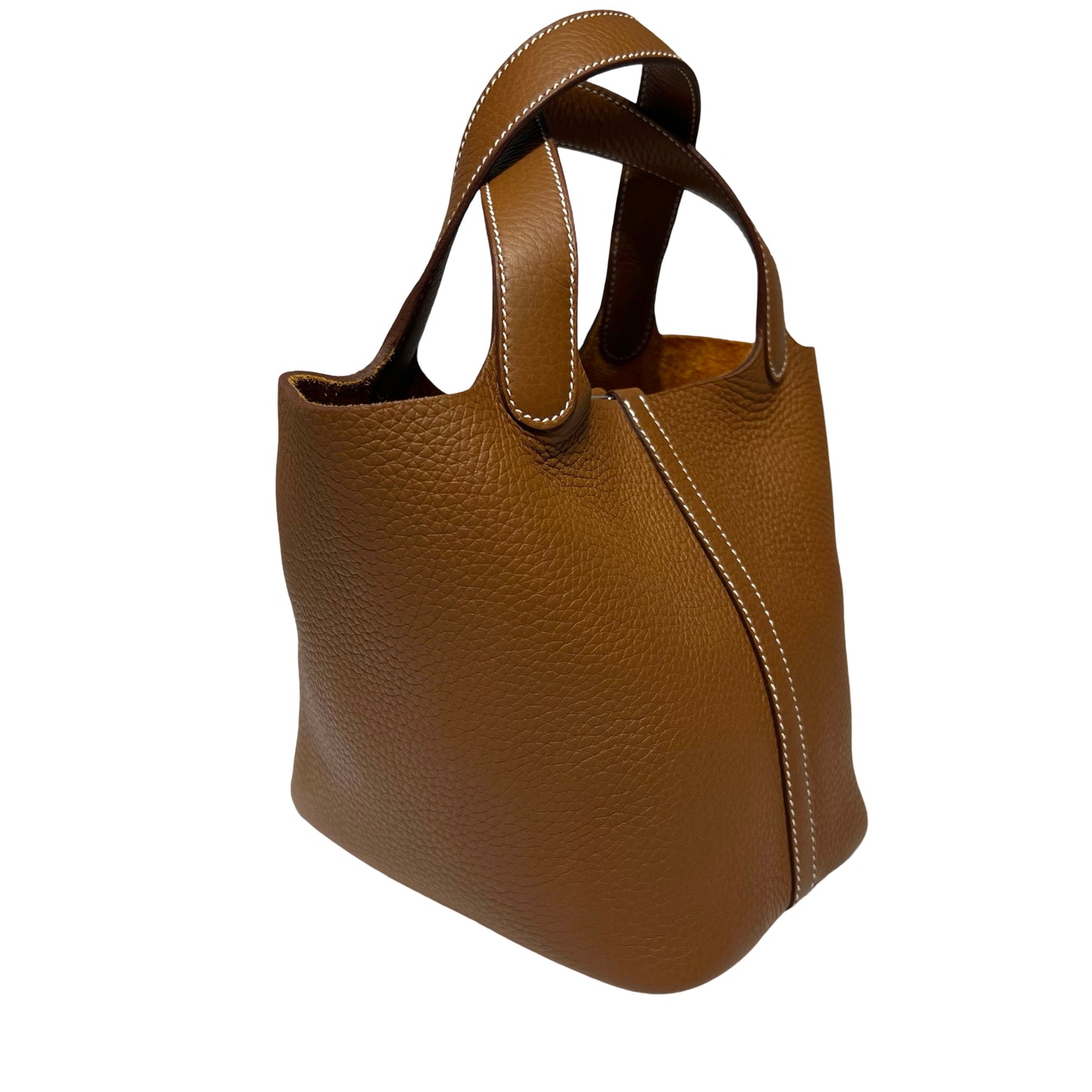 TC leather Picotin 18 Hand bag [101214]